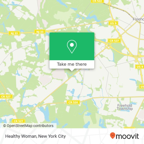 Healthy Woman map