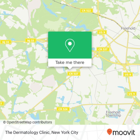 Mapa de The Dermatology Clinic