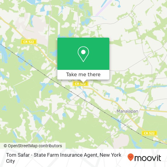 Tom Safar - State Farm Insurance Agent map