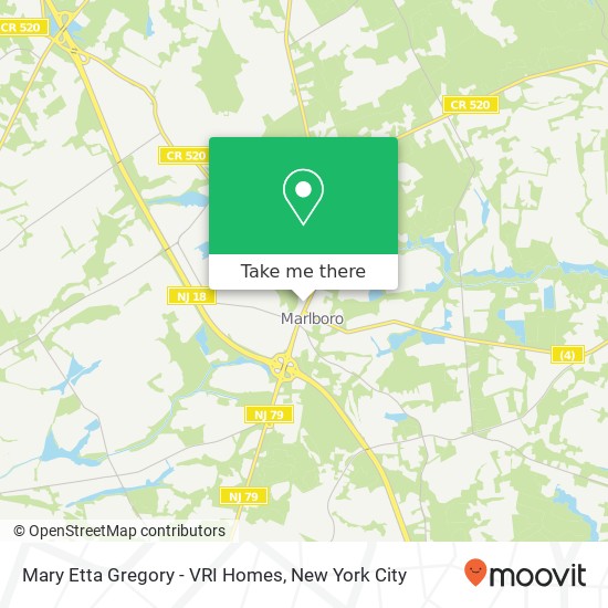 Mary Etta Gregory - VRI Homes map