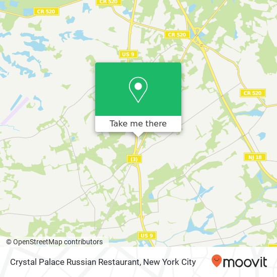 Crystal Palace Russian Restaurant map