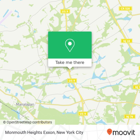 Mapa de Monmouth Heights Exxon