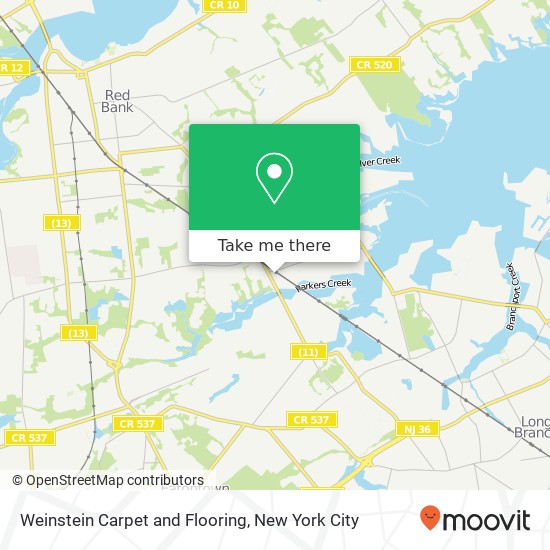 Weinstein Carpet and Flooring map