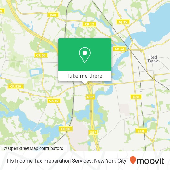 Tfs Income Tax Preparation Services map