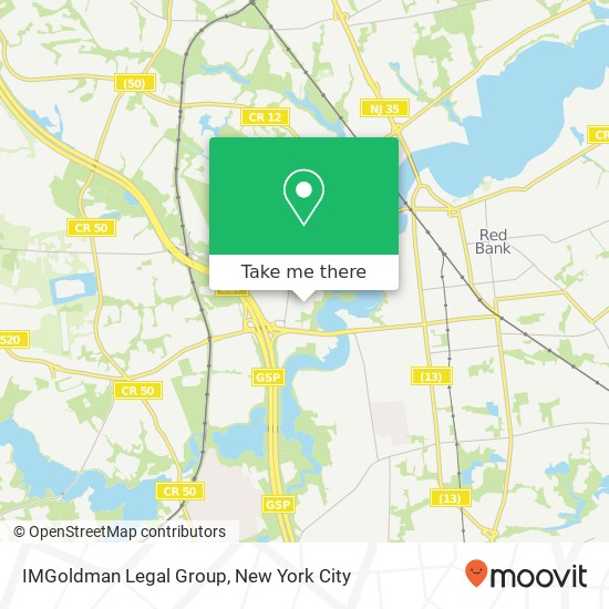 IMGoldman Legal Group map