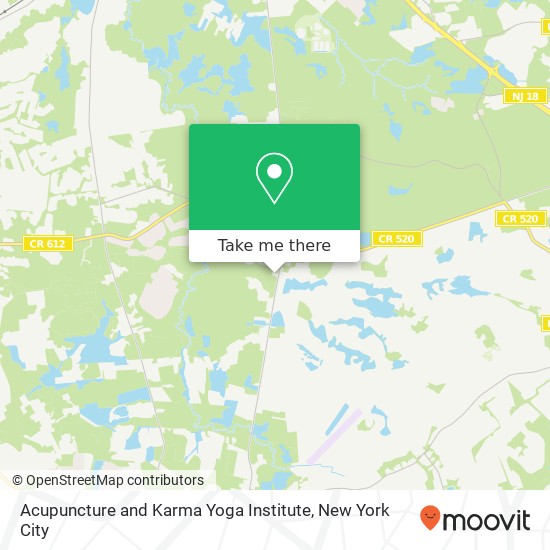 Acupuncture and Karma Yoga Institute map