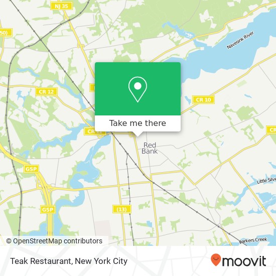 Teak Restaurant map