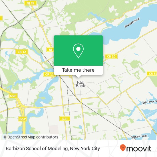 Barbizon School of Modeling map