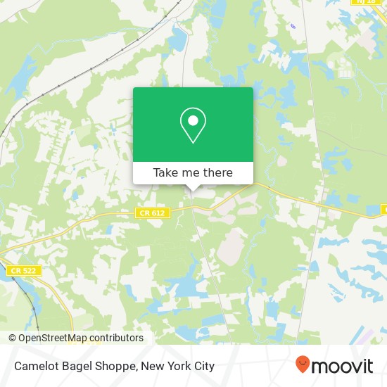 Mapa de Camelot Bagel Shoppe