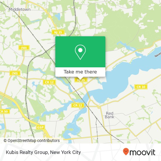 Kubis Realty Group map