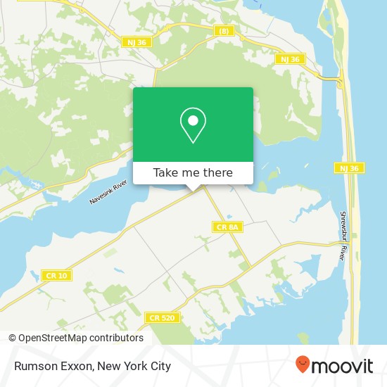 Rumson Exxon map