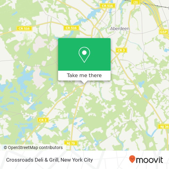Mapa de Crossroads Deli & Grill