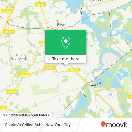 Mapa de Charley's Grilled Subs