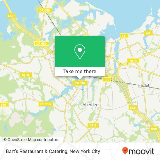 Bart's Restaurant & Catering map