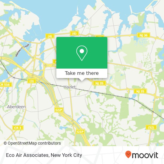 Eco Air Associates map