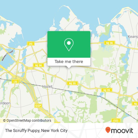 The Scruffy Puppy map