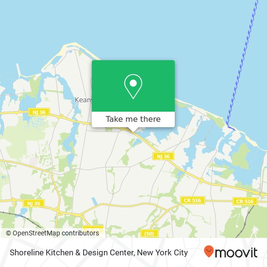 Mapa de Shoreline Kitchen & Design Center