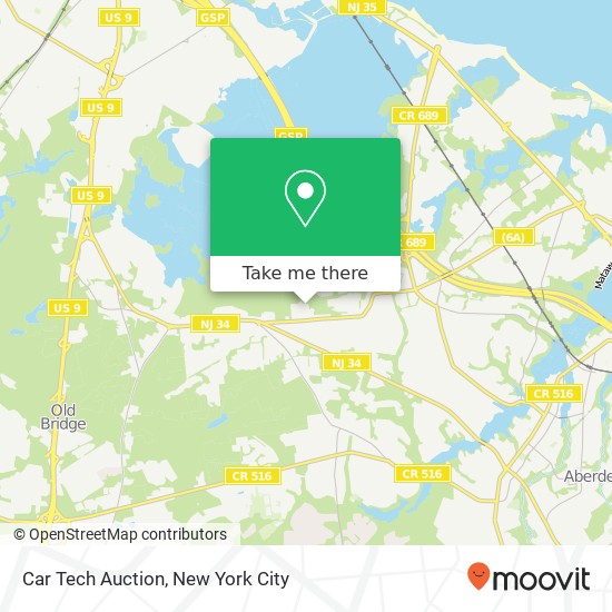 Mapa de Car Tech Auction