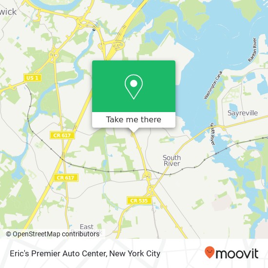 Eric's Premier Auto Center map