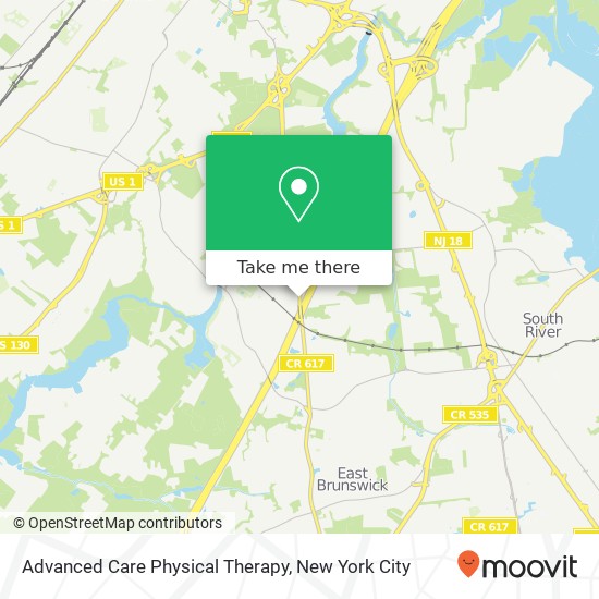 Advanced Care Physical Therapy map