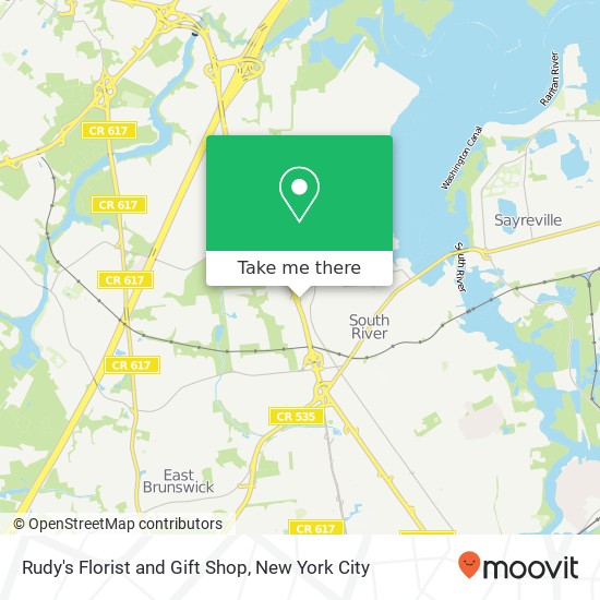 Mapa de Rudy's Florist and Gift Shop