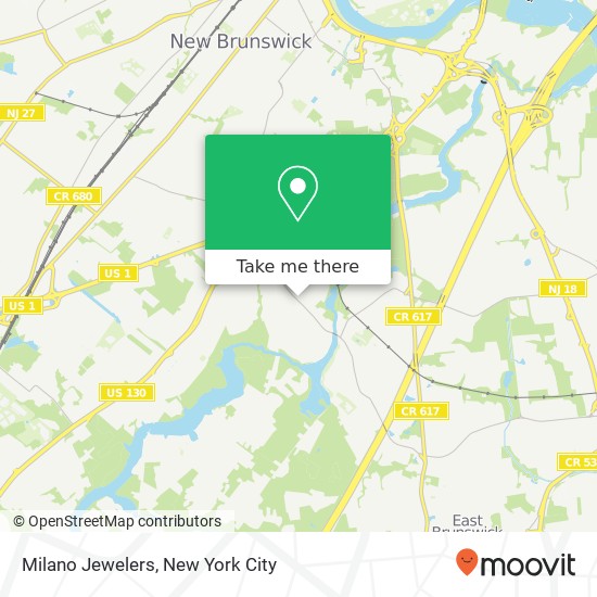 Milano Jewelers map