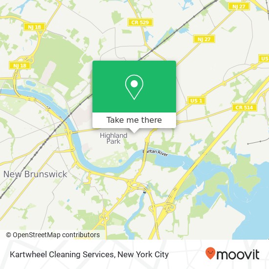 Kartwheel Cleaning Services map