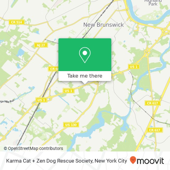 Mapa de Karma Cat + Zen Dog Rescue Society