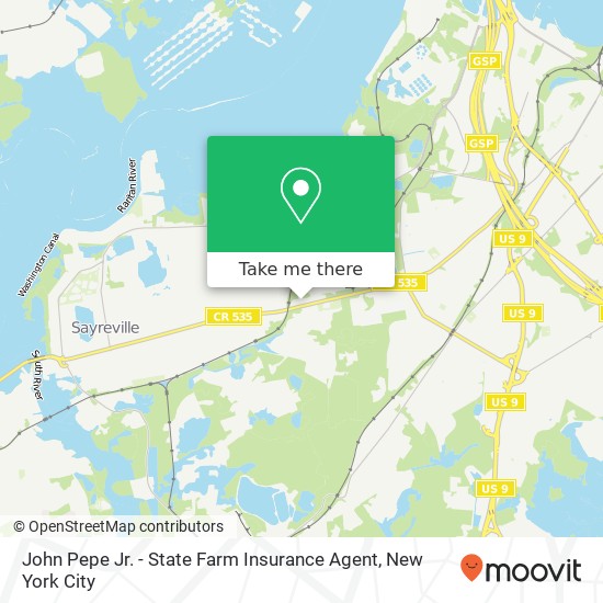 John Pepe Jr. - State Farm Insurance Agent map