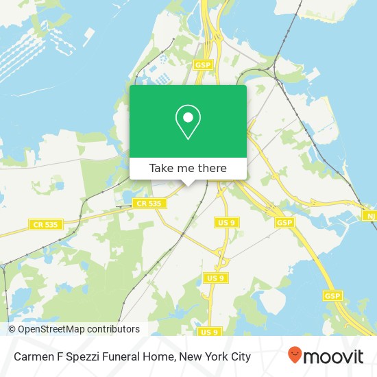 Mapa de Carmen F Spezzi Funeral Home