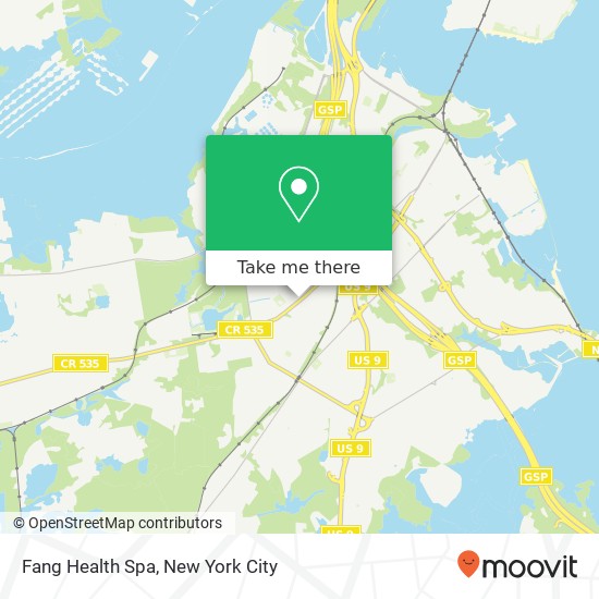 Fang Health Spa map