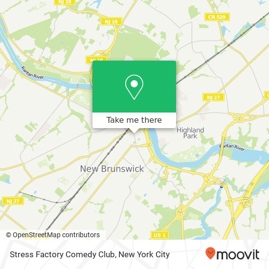 Stress Factory Comedy Club map