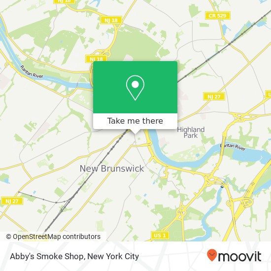 Abby's Smoke Shop map