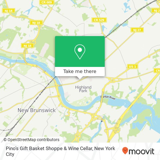 Mapa de Pino's Gift Basket Shoppe & Wine Cellar