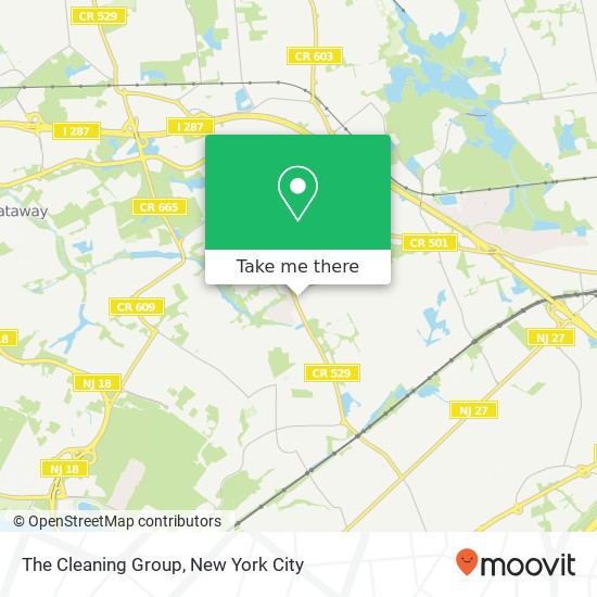 The Cleaning Group map