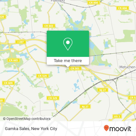 Gamka Sales map