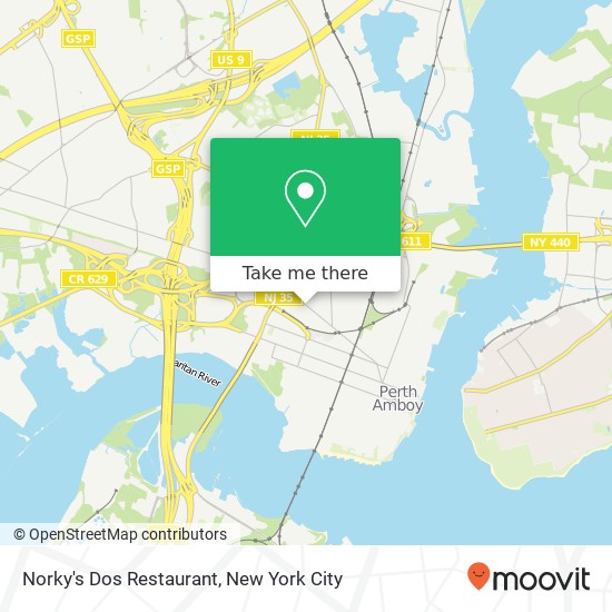 Mapa de Norky's Dos Restaurant