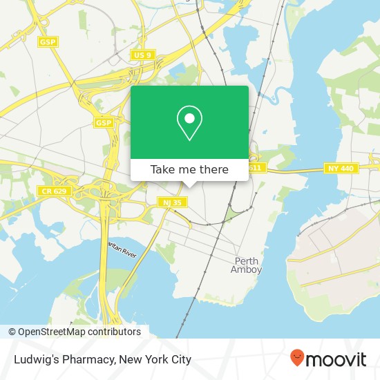 Mapa de Ludwig's Pharmacy
