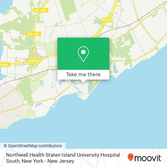 Northwell Health Staten Island University Hospital South map