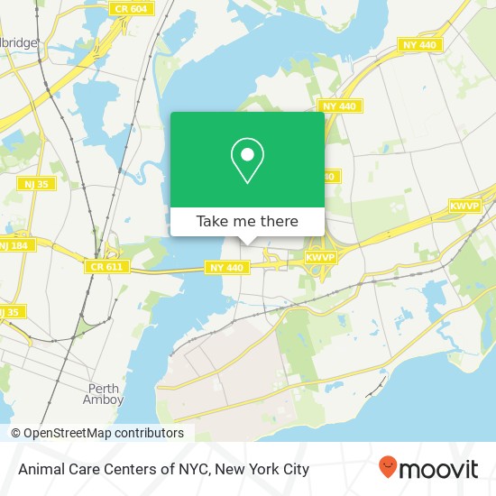 Animal Care Centers of NYC map