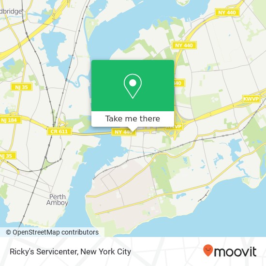 Mapa de Ricky's Servicenter