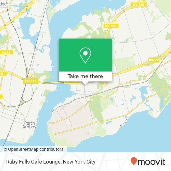 Mapa de Ruby Falls Cafe Lounge