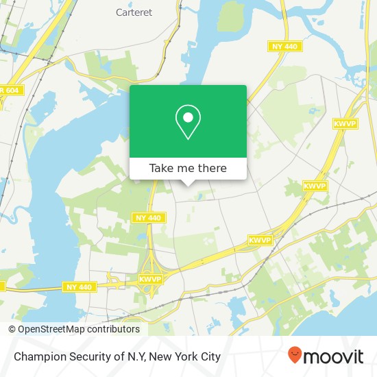 Mapa de Champion Security of N.Y