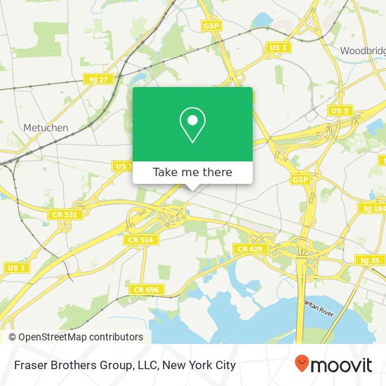 Mapa de Fraser Brothers Group, LLC