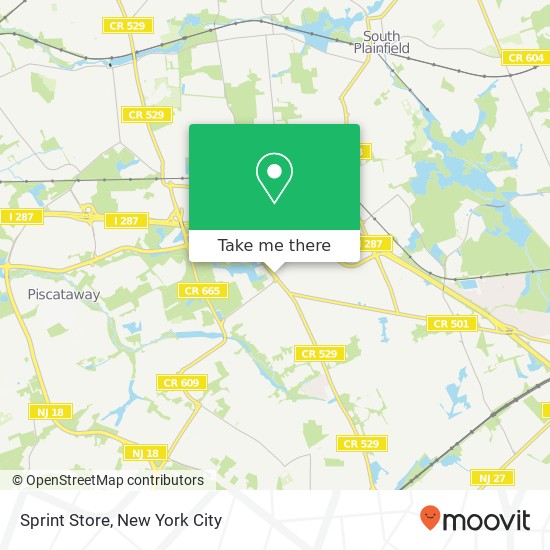 Sprint Store map