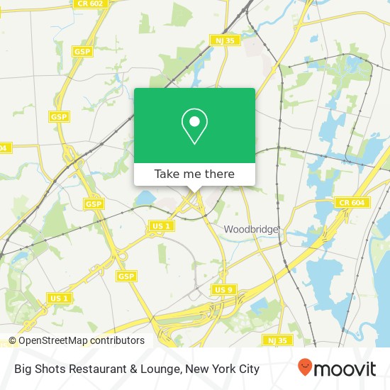 Big Shots Restaurant & Lounge map