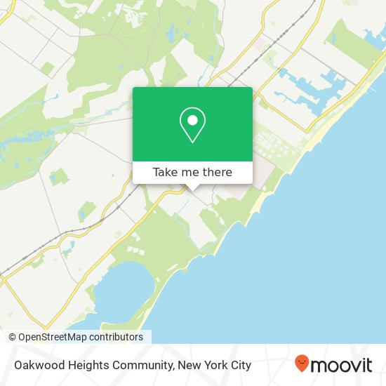 Mapa de Oakwood Heights Community