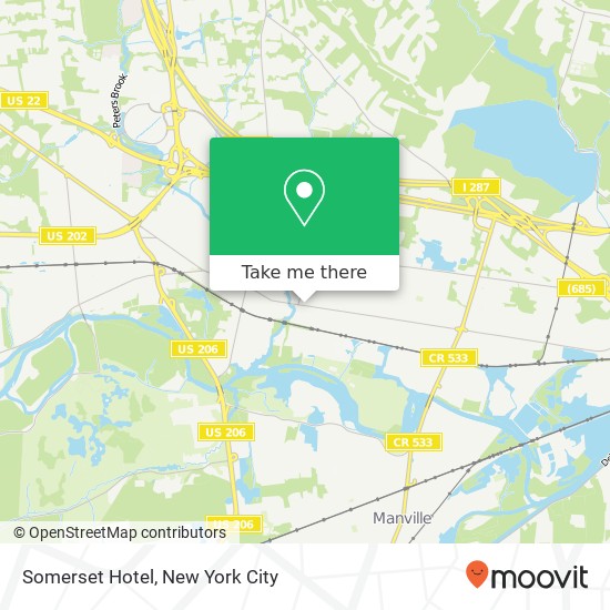 Somerset Hotel map