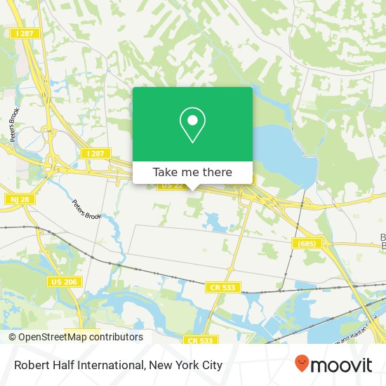 Robert Half International map