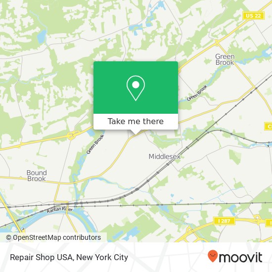 Mapa de Repair Shop USA